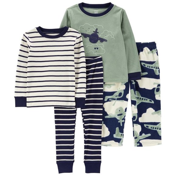 Carter's Other - NWT Carters Kids 4-piece Pajamas, Airplane